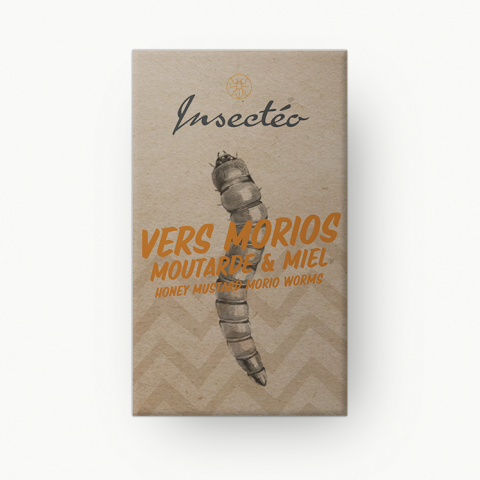 Vers géants morios Moutarde et Miel - INSECTÉO