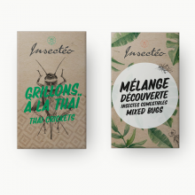 Le duo apéritif d'insectes comestibles - INSECTÉO 