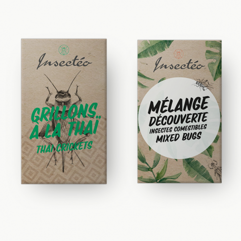 Le duo apéritif d'insectes comestibles - INSECTÉO 