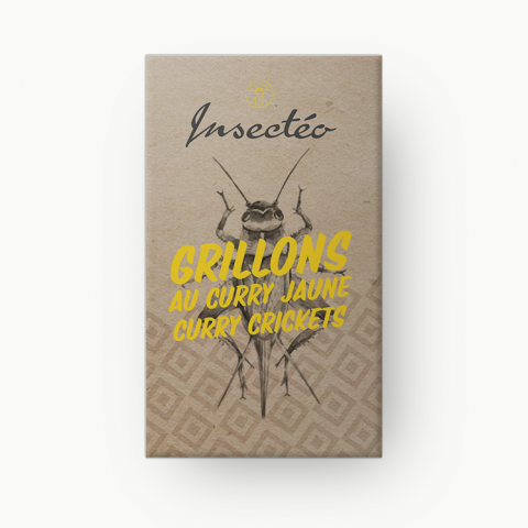 Grillons au curry - INSECTÉO