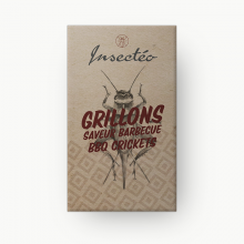Grillons goût barbecue - INSECTÉO