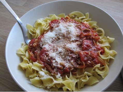 sauce bolognaise aux vers de farine