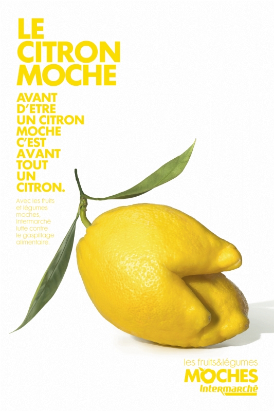 Campagne fruits moches par Intermarché