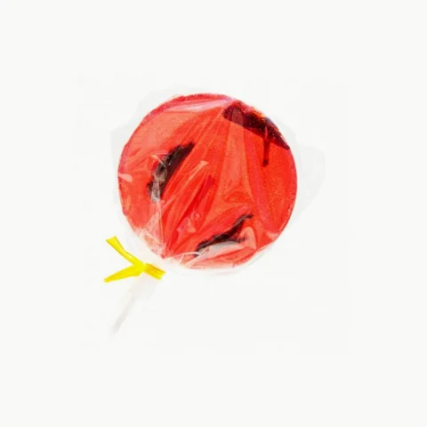 Sucette criquet fraise