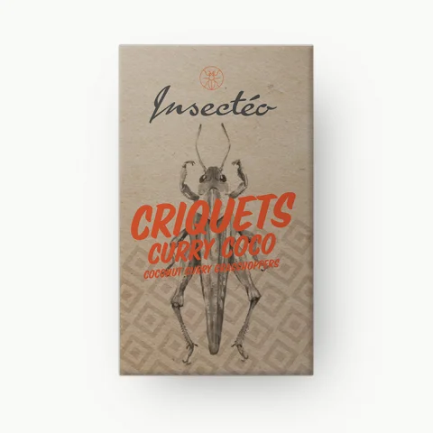Criquets curry-coco