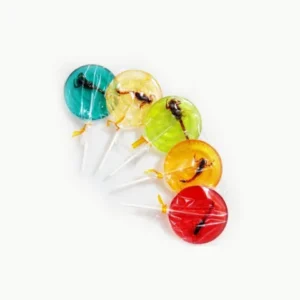 Assortiment de sucettes scorpions