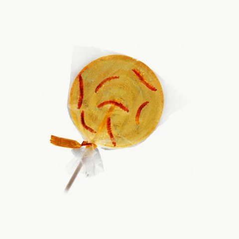 Sucette ver de farine à la banane