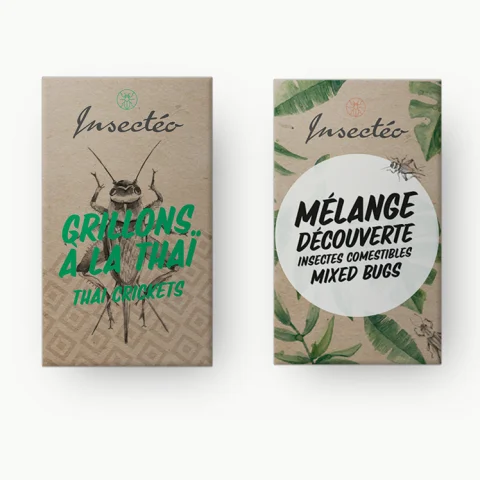 Le duo apéritif d'insectes comestibles - INSECTÉO