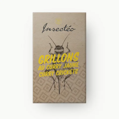 Grillons au curry - INSECTÉO