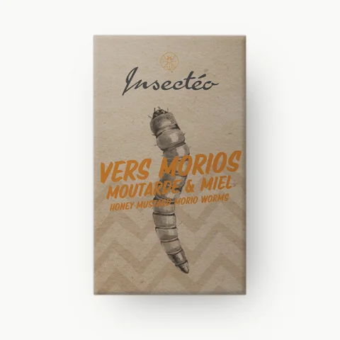 Vers géants morios Moutarde et Miel - INSECTÉO